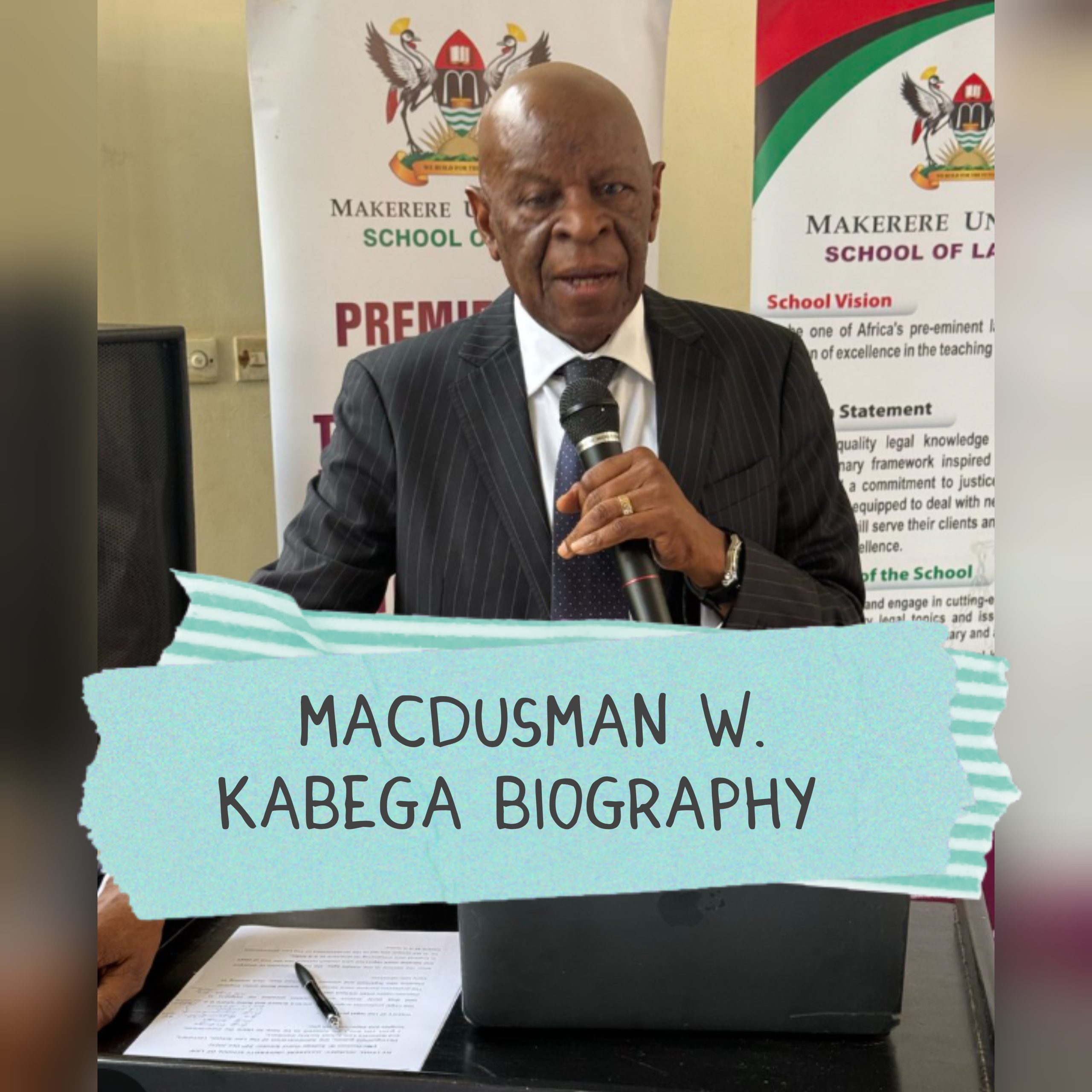 Macdusman W. Kabega Biography